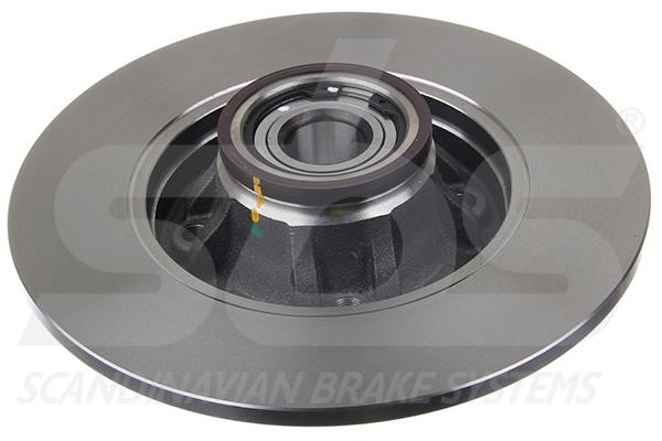 Rear brake disc, non-ventilated SBS 1815203738