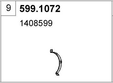 Asso 5991072 Fitting kit for silencer 5991072