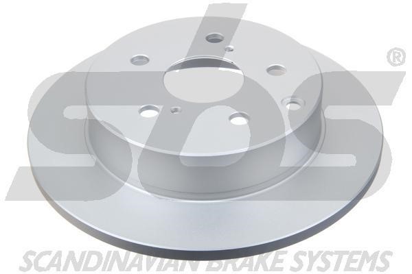SBS 18153145114 Rear brake disc, non-ventilated 18153145114