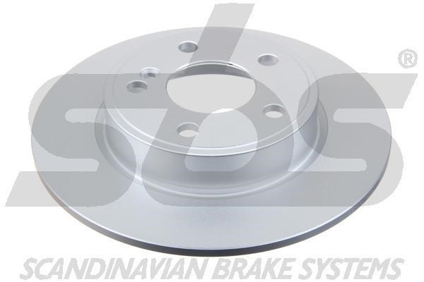 SBS 18153133113 Rear brake disc, non-ventilated 18153133113