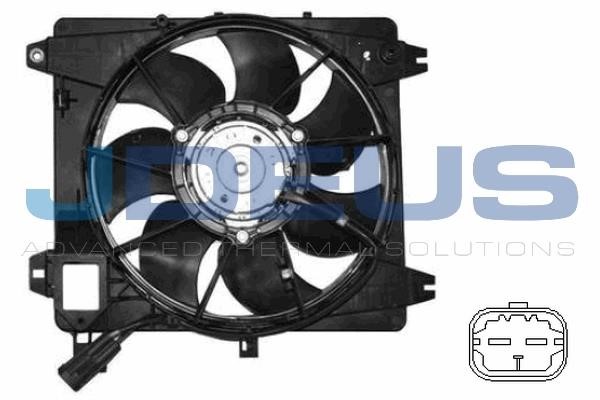 J. Deus EV0070150 Hub, engine cooling fan wheel EV0070150