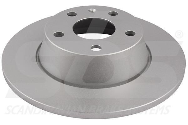 SBS 18153147168 Rear brake disc, non-ventilated 18153147168