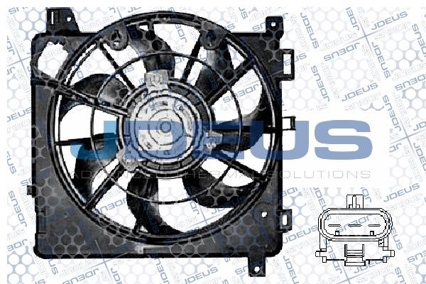 J. Deus EV0200980 Hub, engine cooling fan wheel EV0200980