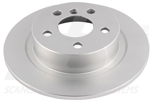 SBS 18153115119 Rear brake disc, non-ventilated 18153115119