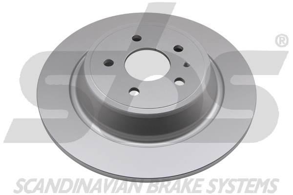 SBS 18153125102 Rear brake disc, non-ventilated 18153125102