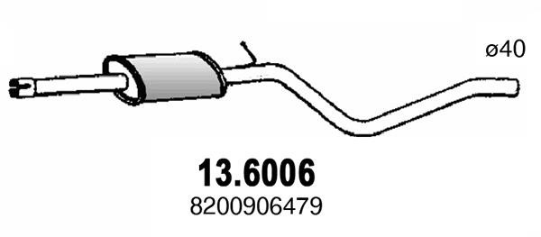 Asso 13.6006 Shock absorber 136006
