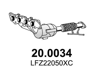 Asso 20.0034 Catalytic Converter 200034
