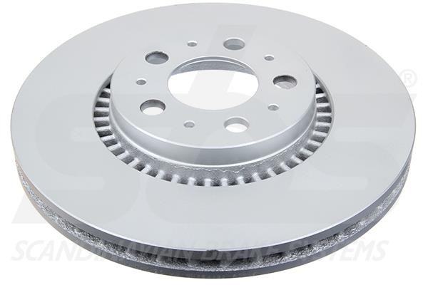SBS 1815344842 Front brake disc ventilated 1815344842