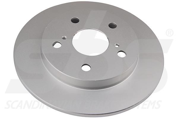 SBS 18153145124 Rear brake disc, non-ventilated 18153145124
