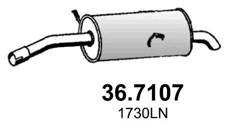 Asso 36.7107 Shock absorber 367107