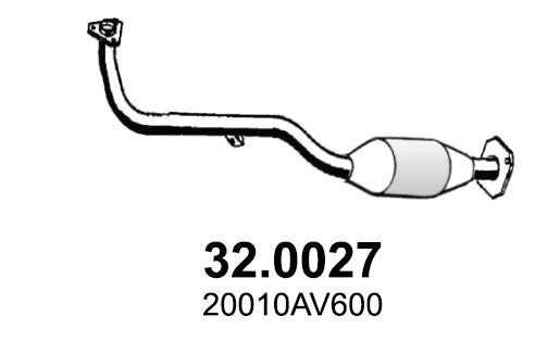 Asso 32.0027 Catalytic Converter 320027