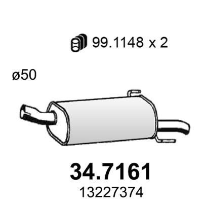 Asso 34.7161 Shock absorber 347161