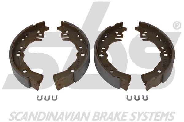SBS 18492745795 Drum brake shoes rear, set 18492745795