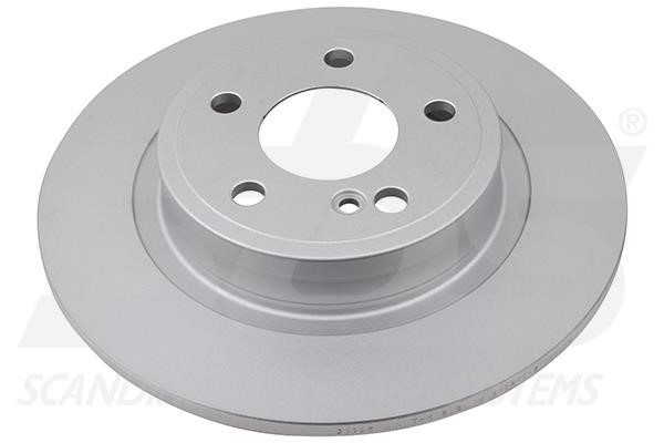SBS 18153133126 Rear brake disc, non-ventilated 18153133126
