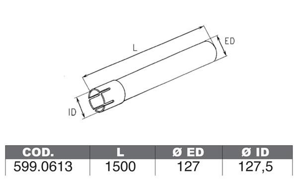 Asso 599.0613 Fitting kit for silencer 5990613