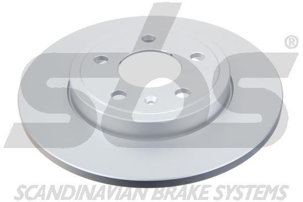 SBS 18153147111 Rear brake disc, non-ventilated 18153147111