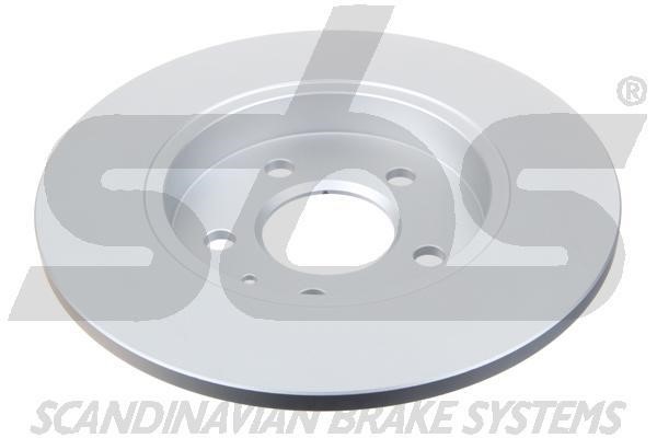 Rear brake disc, non-ventilated SBS 18153147111