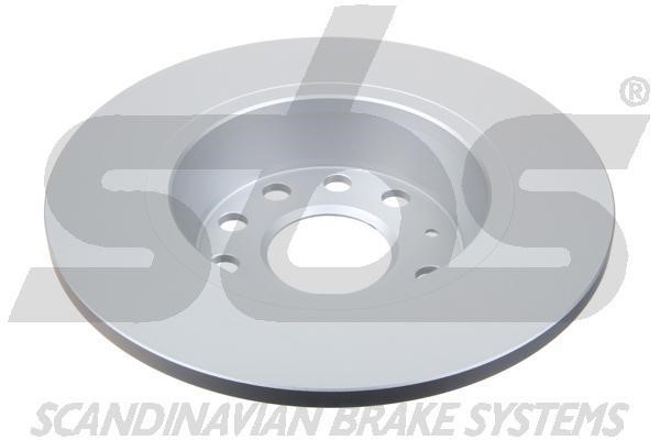 Rear brake disc, non-ventilated SBS 18153147133