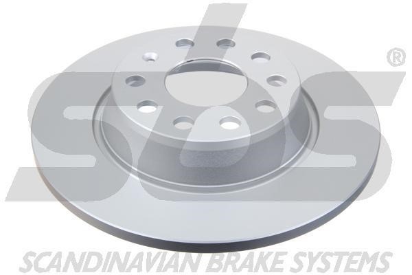 SBS 18153147133 Rear brake disc, non-ventilated 18153147133