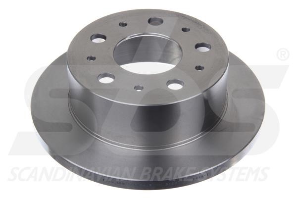 SBS 1815201945 Rear brake disc, non-ventilated 1815201945