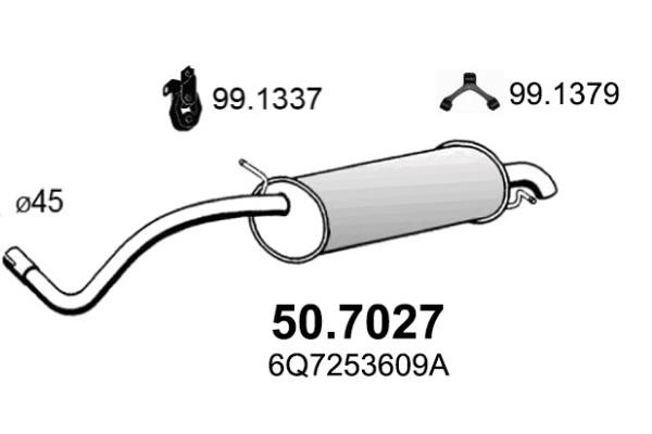Asso 50.7027 Shock absorber 507027