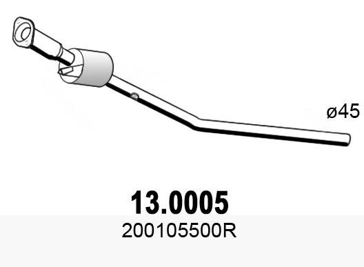 Asso 13.0005 Catalytic Converter 130005