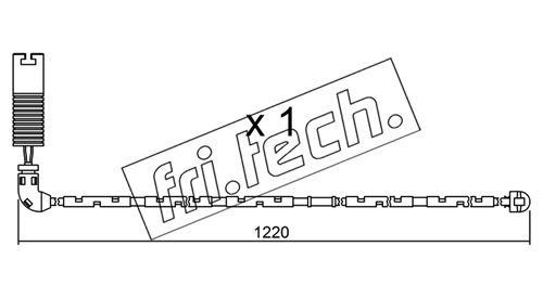 Fri.tech SU296 Warning contact, brake pad wear SU296