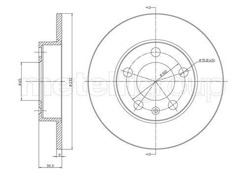 Fri.tech BD0149 Brake disc BD0149