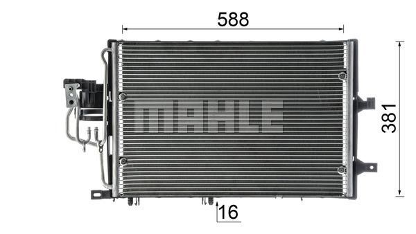 AC Condenser Mahle/Behr AC 310 000S
