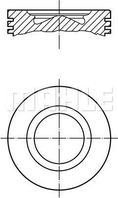 Mahle Original 007 PI 00109 001 Piston set 007PI00109001