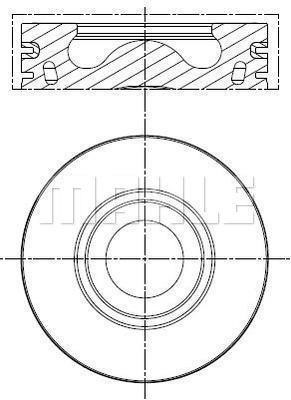 Mahle Original 013 PI 00140 001 Piston set 013PI00140001