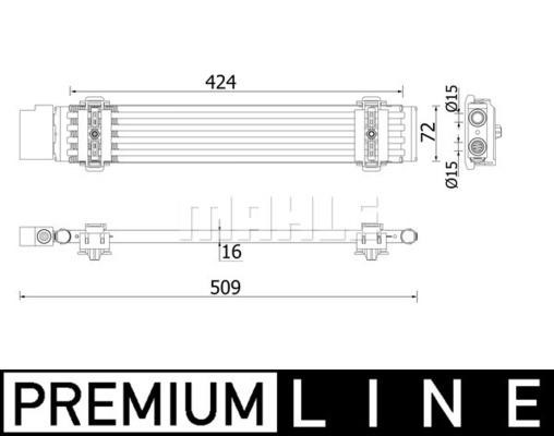 Mahle/Behr CLC 96 000P Oil cooler CLC96000P