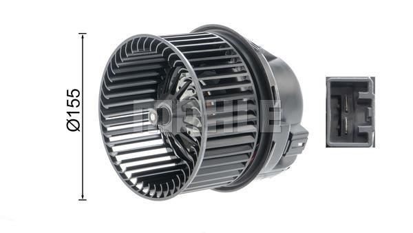 Mahle&#x2F;Behr Fan assy - heater motor – price 434 PLN