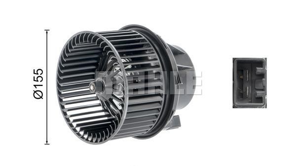 Blower motor Mahle/Behr AB 247 000P