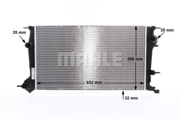Mahle/Behr Engine cooling radiator – price 673 PLN