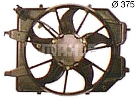 Mahle/Behr CFF 374 000S Hub, engine cooling fan wheel CFF374000S