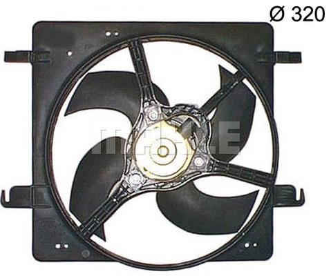 Mahle/Behr CFF 386 000S Hub, engine cooling fan wheel CFF386000S