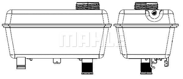 CRT27000S Mahle/Behr Expansion tank