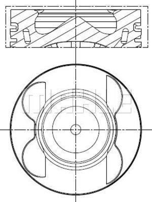 Mahle Original 001 PI 00181 000 Piston set 001PI00181000