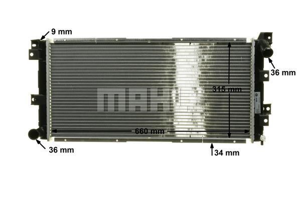 Mahle/Behr CR 205 000S Radiator, engine cooling CR205000S