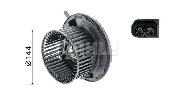 Mahle&#x2F;Behr Fan assy - heater motor – price 502 PLN