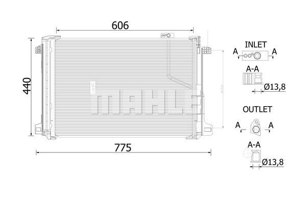 Mahle&#x2F;Behr Cooler Module – price 535 PLN