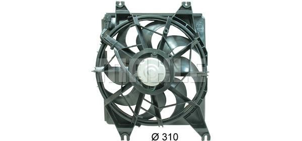 Mahle/Knecht CFF 128 000P Hub, engine cooling fan wheel CFF128000P