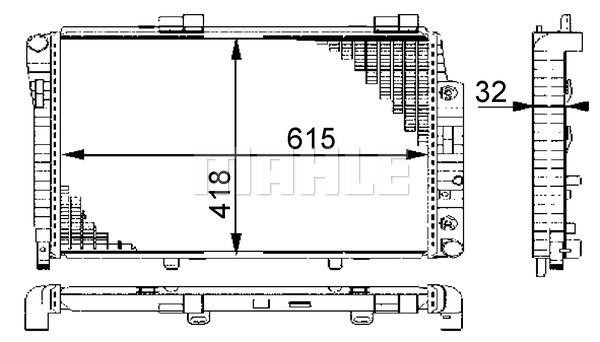 Mahle Original Engine cooling radiator – price [object Object] PLN