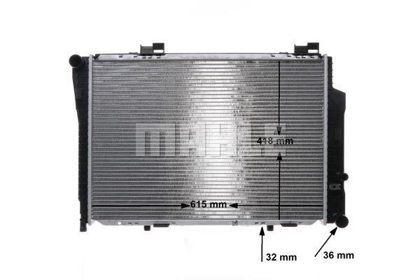 Engine cooling radiator Mahle Original CR 270 000S