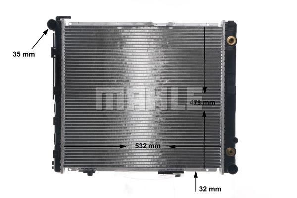 Mahle&#x2F;Behr Radiator, engine cooling – price