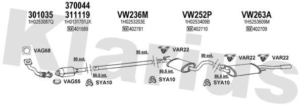  930623U Exhaust system 930623U