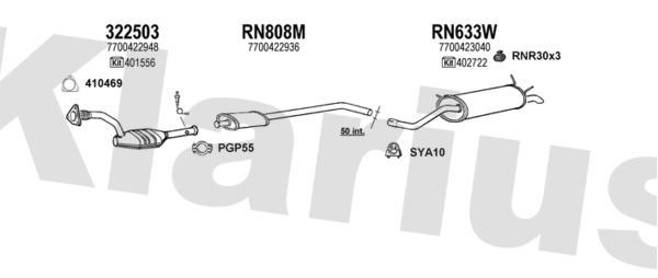  720939U Exhaust system 720939U