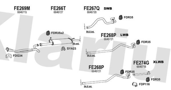  361088U Exhaust system 361088U