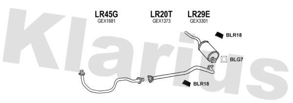 Klarius 090139U Exhaust system 090139U